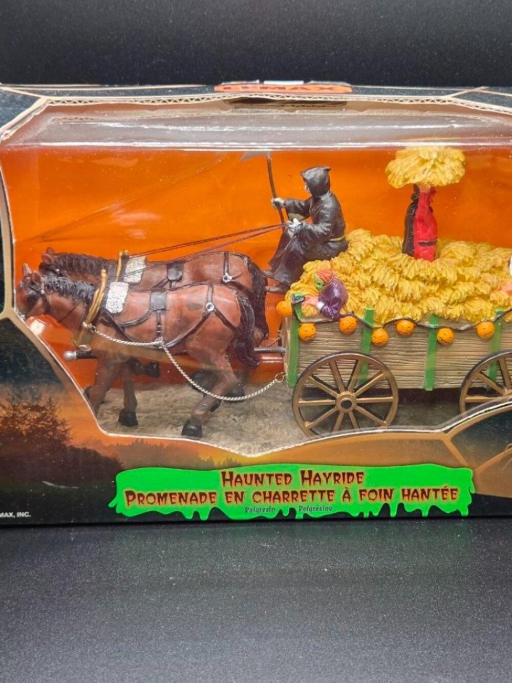 Lemax Spooky Town 2005 Haunted Hayride Retired Halloween Village #53530 w/ Box